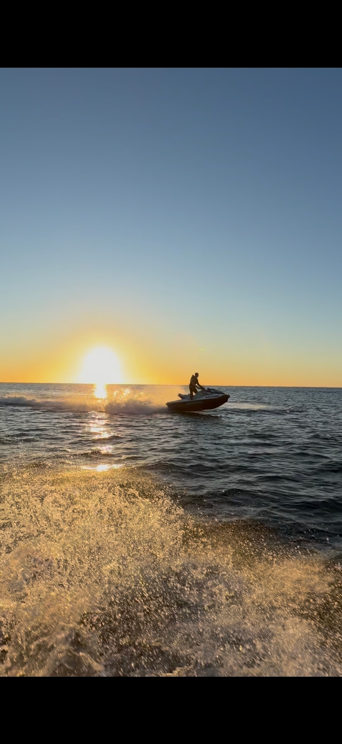 Jet ski rider enjoying the ocean near Mindarie Marina