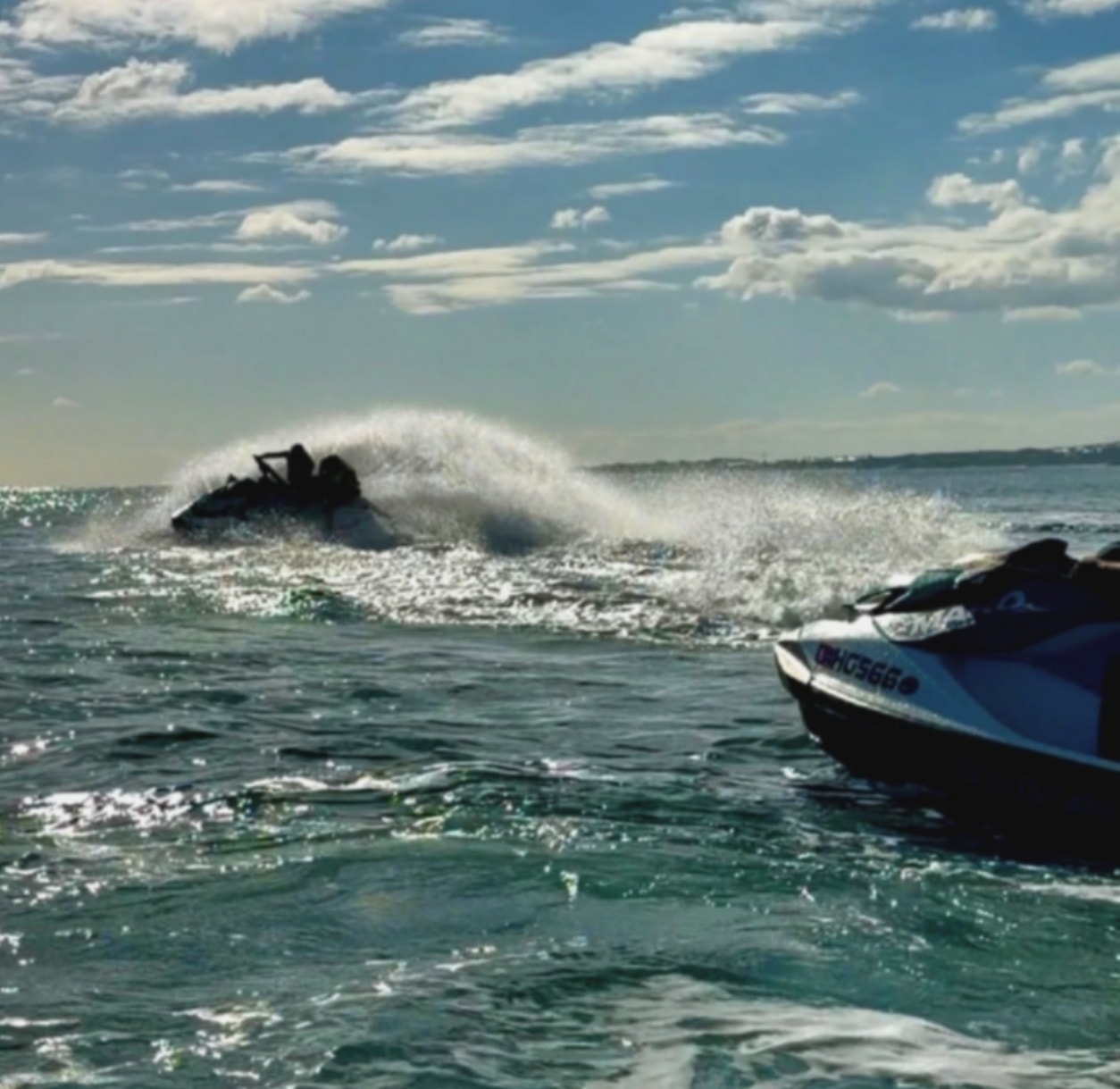 Water sports action at Mindarie Marina